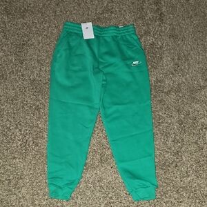 Nike Youth Kids X-Large Sweatpant Joggers!! Green And White- Unisex
